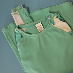 Turquoise Roxy Rashguard